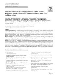 Pdf Surgical Management Of Craniopharyngiomas In Adult Patients A Systematic Review And Consensus Statement On Behalf Of The Eans Skull Base Section