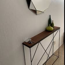 Narrow Console Table Entrance Table Entryway Table Narrow Table Oak Console Table Modern Table Walnut Sideboard Oak Console Table Modern Console Tables Console Table