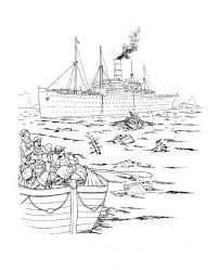 These titanic coloring pages can be used as the media to introduce your student with the coloring sheets. Free Printable Titanic Coloring Pages For Kids