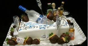 30th Birthday Cake For Him Alcohol For The One Who Love Alcohol 21st Birthday Cakes Creative Birthday Cakes Birthday Cake For Him