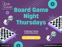GV: Board Game Night Thursdays