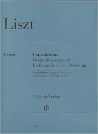 Liszt Consolations Liszt 9790201804651 Books Amazon Ca