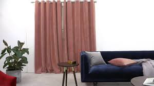 Wilko natural crushed velvet effect lined eyelet curtains 228 w x 228cm d wilko : Video Thumbnail Pink Velvet Curtains Pink Curtains Pink Interiors Design