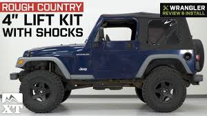 20 yrs old and still an icon for the younger and older generations alike. Jeep Wrangler Rough Country 4 Lift Kit Shocks 1997 2002 Tj Review Install Youtube