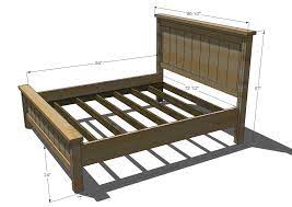 What are the dimensions of a king size bed frame. Farmhouse Bed California King Size Ana White