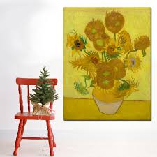 Merupakan satu dari sekian karyanya ketika ia berada di r.s. Tanpa Pamrih Vincent Van Gogh Bunga Matahari Vas Masih Hidup Seni Poster Rumah Dekorasi Dicetak Cavcas Lukisan Unframed Gratis Pengiriman Painting Calligraphy Aliexpress