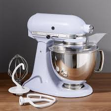 As powerful as the classic model with a smaller footprint — and still compatible with 10+ attachments to take your stand mixer to the next level. Kitchenaid Stand Mixer 4 5 Quart Tilt Head Stainless Steel Bowl Lavender Cream Color Mixers Kitchen Dining Patte Blanche Com
