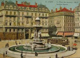 Lyon France Jacobins Square 1920 S French Etsy Lyon France French Postcard France