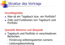 Die vorgaben zu prüfungen in einem studiengang. Lerntagebuch Und Portfolio In Der Schule Pdf Kostenfreier Download