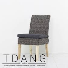 Enjoy A Good Meal With This Wicker Armless Collins Dining Chair The Armless Chair Is Perfect For Indoor And Outdoor Use