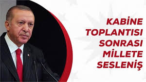 Toplantının ardından cumhurbaşkanı erdoğan'ın canlı yayında açıklama yapması ön görülüyor. Canli Yayin Cumhurbaskani Recep Tayyip Erdogan Dan Aciklama Mersin Haber