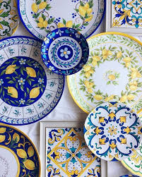 Pin By Beyza On Ceramica In 2020 Mediterranean Wall Decor Mediterranean Decor Lemon Art
