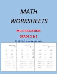 Grade 2 3 Multiplication 20 Unique Worksheets By Kids Math Zone Kids Math Worksheets Worksheets Practice Math Problems