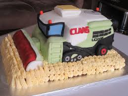 Claas Combine Harvester Cake Geschenke Fahrzeuge Ideen