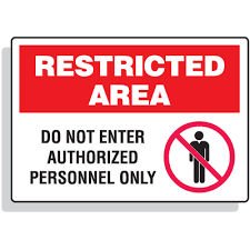 Check spelling or type a new query. Restricted Area Signs Do Not Enter Authorized Personnel Only Seton