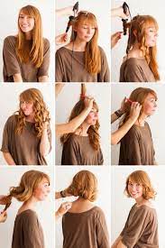 Braided bangs hairstyles for long hair /via. How To Make Your Hair Look Shorter Make Long Hair Look Short