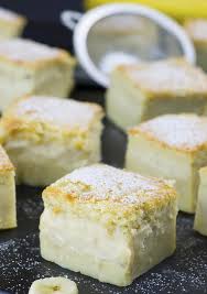 Easy Banana Magic Cake 3 Omg Is This Banana Cake Yummy Easy To Prepare And An Honest To Goodness Banana Recipes Easy Banana Recipes Dessert Recipes Easy