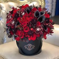 Bold Romance Jlf Los Angeles Fresh Flowers Arrangements Beautiful Flowers Flower Delivery