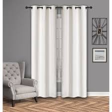 Since moving to our new home over a i think the unspoken rule to is to have your white curtain lining face the window so that passersby outside only see white. Safdie Co Curtain 2pk 84l Blackout Textured White Walmart Canada