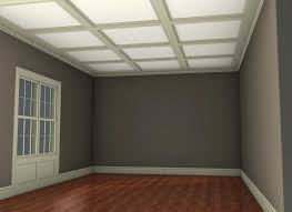 What would be the cost to do this professionally in say a living. Coffered Ceiling Kits Low Profile Easy To Purchase Install Diy Save