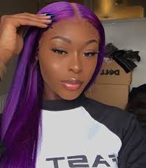 That Purple Tho Pin Mochadaniels23 Wig Hairstyles Hair Styles Weave Hairstyles