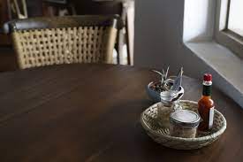 With an outdoor bistro table, you can have a place to eat and enjoy the warm weather during the summer or create the perfect setting for friends to gather for a spring barbecue. Table Set Up At Cafe Kumbuk Colombo Sri Lanka Table Set Up Cafe Table Settings