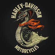 Hd Cobra On Behance Harley Davidson Artwork Biker Logo Design Harley Davidson Posters