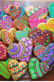 These Henna Cake Wedding Cookies Indian Wedding Cakes