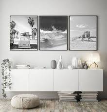 Bedroom Black And White Wall Art Ideas Set Of 3 Prints Black And White Wall Art Beach Prints Etsy In 2020 White Walls White Wall Art Small Space Interior Design