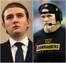 Barron Trump stuns NFL community: 'I will own the Commander city no matter  what!'