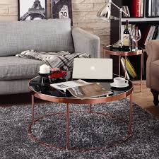 Find the table you need, no matter your need. Rose Gold Color Round Tabletop Coffee Table Flat Packing Wood Furniture Manufacturer Slicethinner