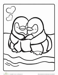 Love Penguins Worksheet Education Com Penguin Coloring Pages Penguin Coloring Christmas Coloring Pages