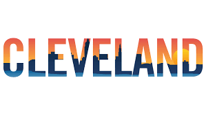 Go to download 1350x250, skyline of cleveland oh sticker png image now. Cleveland Skyline In Text Isolated Vector Graphic Illustration 461005 Vector Art At Vecteezy