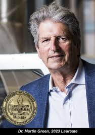 UofL's renewable energy prize awarded to Martin Green for low-cost,  high-efficiency silicon solar cells