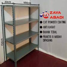 Rak minimalis berkualitas ruparupa menyediakan berbagai koleksi lemari baju, rak, serta unit penyimpanan lainnya yang dapat disesuaikan dengan ukuran kamar anda. Rak Besi Siku Rak Buku Rak Serbaguna 4 Susun Shopee Indonesia