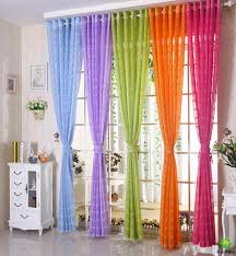 Pin By Tonya Lightfoot On For The Home Curtain Decor Colorful Curtains Curtain Designs