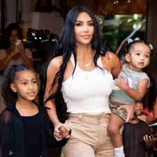 Kim kardashian and kids attend kanye west's 'donda' album release kanye west returns to instagram wearing necklaces with his kids' names kim kardashian may have plenty of skin in the. Kim Kardashian Mom Shamed For Letting Daughter North West Wear Makeup On Christmas Allure