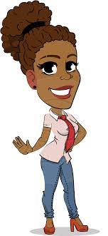 Check spelling or type a new query. Download Flat Cartoon African American Girl Vector Character Cartoon Png Image With No Background Pngkey Com