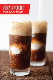 Vodka Root Beer Floats With Coconut Ice Cream Recipe Coconut Ice Cream Food Drink Food