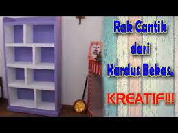 Diy Kreasi Lemari Dari Kardus Bekas Youtube Kardus Rak Kreatif