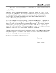 During my leave of absence in 2004 to. Caretaker Cover Letter Sample August 2021