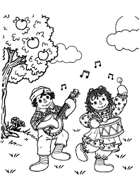 Raggedy Ann 3 Coloringcolor Com Raggedy Ann Raggedy Raggedy Ann And Andy