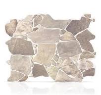 CONCORD WALLCOVERINGS ™ Retro-Art 3D Faux Stone Wall Panels, Pack of 10,  Grey Beige Brown Wild Boulder, Lightweight PVC Sheets 17.5" x 23.75"  (44.5cm ...