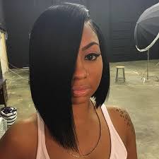 For a hairstyle that doesn't require an entire day at the salon, the bob weave is an amazingly classy hairstyle that looks fantastic on different face shapes. Iluvyourhair On Instagram Hairstylist Feature Bomb Asymmetrical Bob By Jacquemonae Iluvyourhair Ily Bob Hairstyles Hair Styles Quick Weave Hairstyles