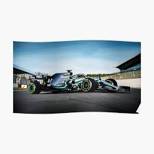 Grand prix europy w baku zmiłuj się! Mercedes F1 Posters Redbubble