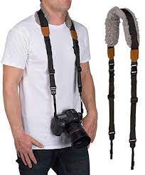 Movo Mp Ss8 Dslr Camera Strap Quick Release Sheepskin Neck Sling Sho