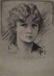 English actress Fay Compton in the title role in JM … stock image