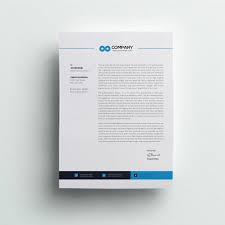 minimal company professional letterhead professional letterhead letterhead letterhead design