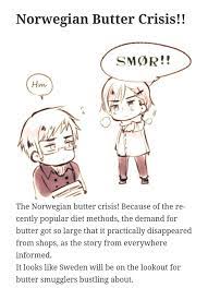 Norwegian Butter Crisis Hetalia Headcanons Hetalia Norwegian