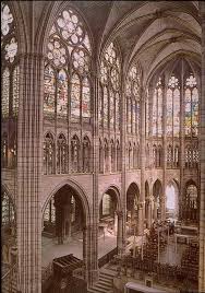 Interior Saint Denis France Gothic Catedral Gotica Arquitectura Gotica Catedral